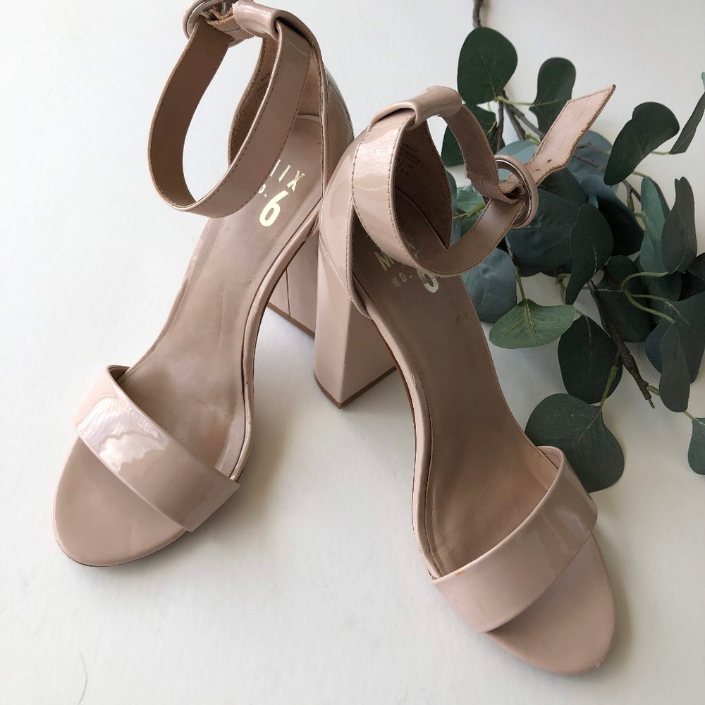 Mix No. 6 Avery Ankle Strap Block Heels